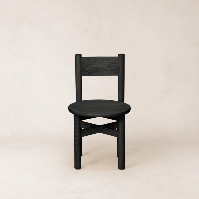 Teddy Wood Dining Chair - Black