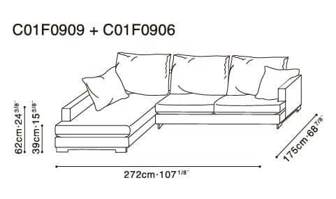 Easytime Sofa - Multiple Sizes - Fabric