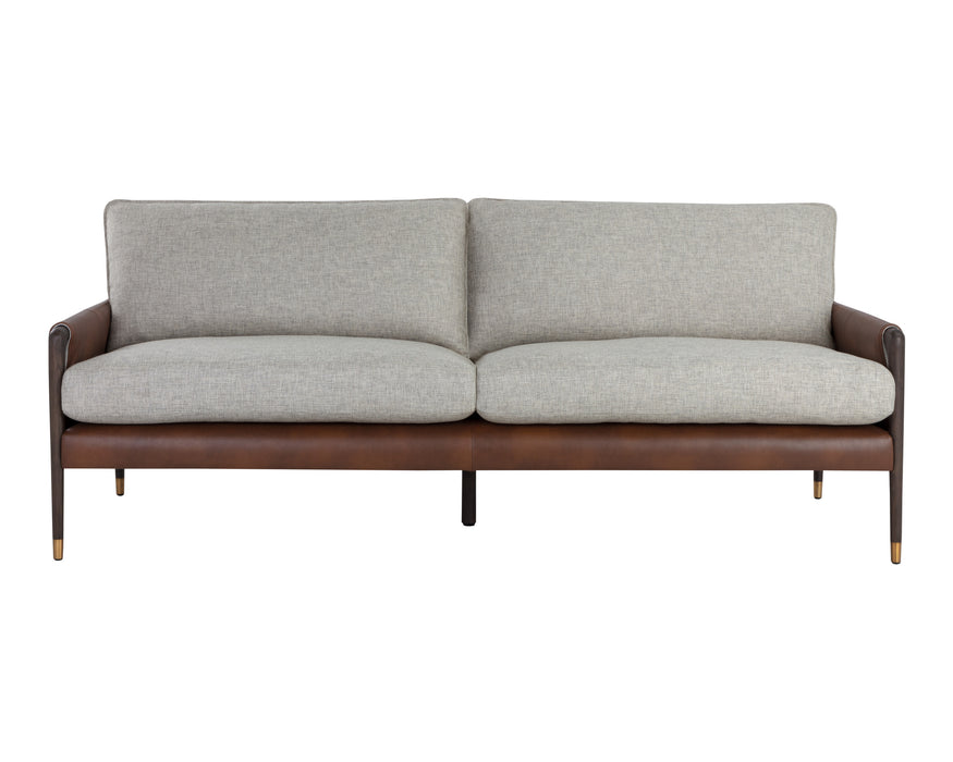 Mauti Sofa - Brown - Vault Fog/Bravo Cognac