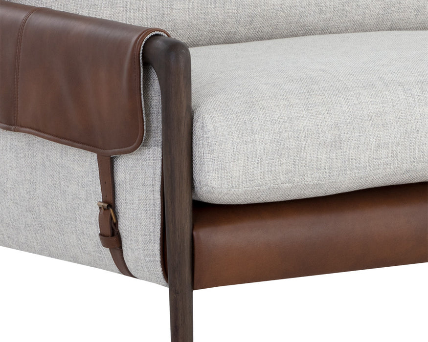 Mauti Sofa - Brown - Vault Fog/Bravo Cognac
