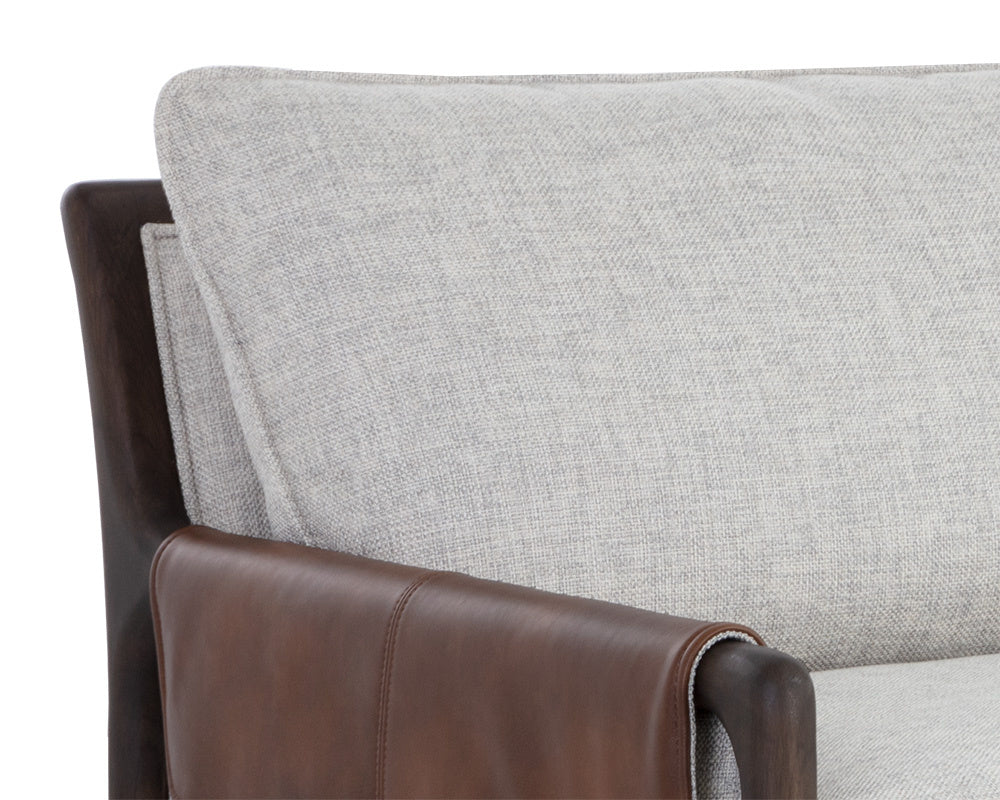 Mauti Sofa - Brown - Vault Fog/Bravo Cognac