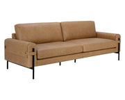 Camus Sofa - Ludlow Seasame Leather