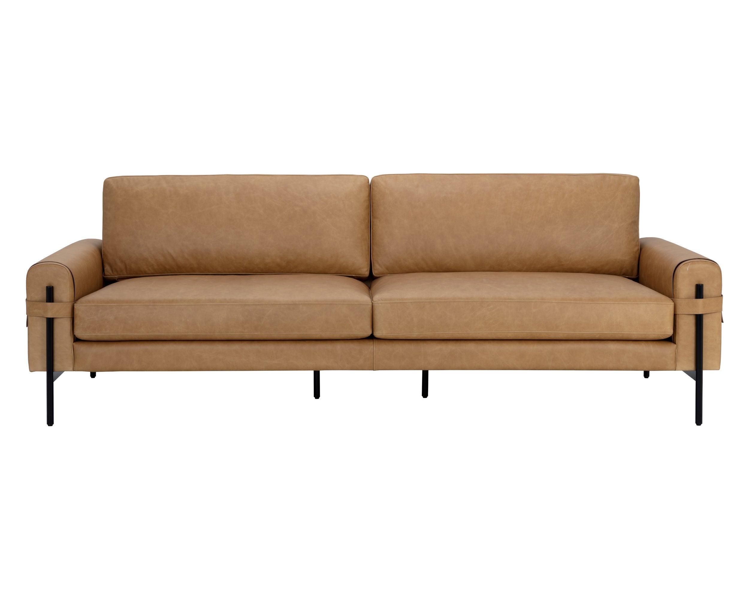 Camus Sofa - Ludlow Seasame Leather