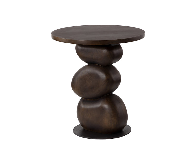 Paplo End Table - Medium Brown