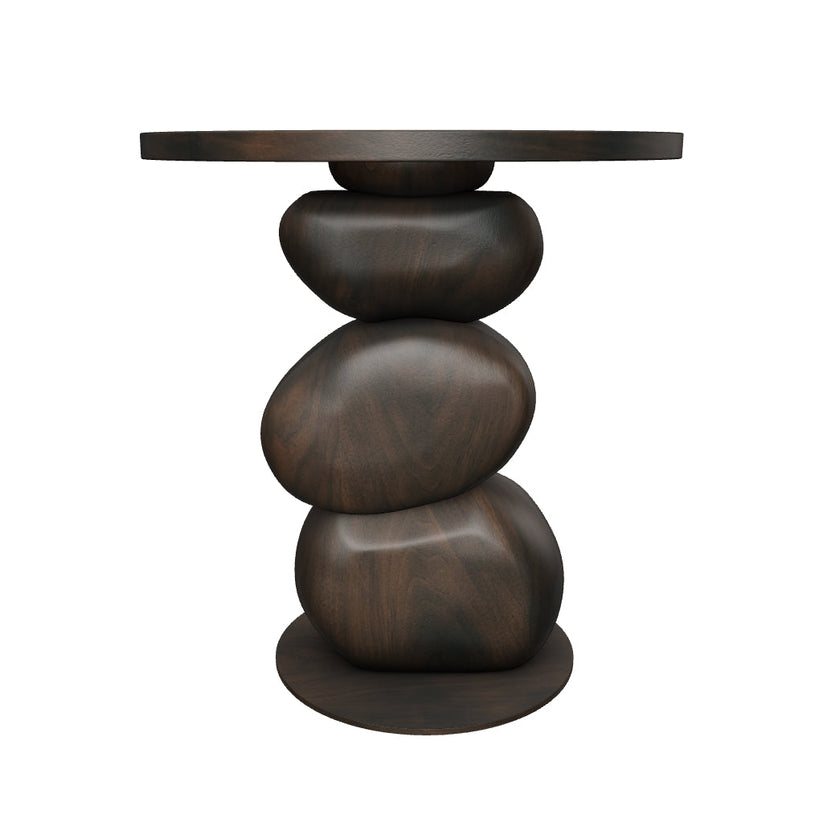 Paplo End Table - Medium Brown