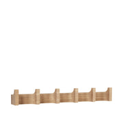Column Coat Rack - Long Light Oak