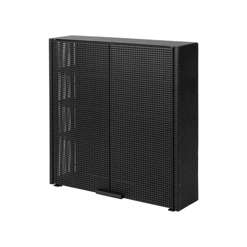 Grid Wall Cabinet - Black