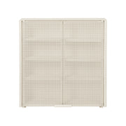 Grid Wall Cabinet - Beige