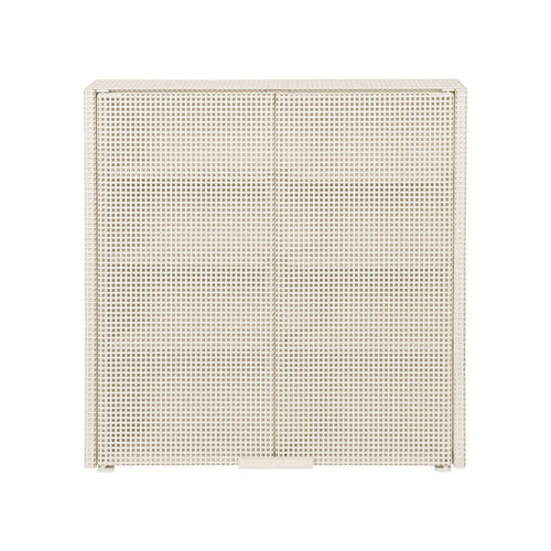 Grid Wall Cabinet - Beige