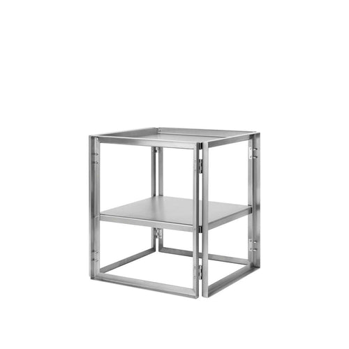 Foldable Side Table - Stainless Steel