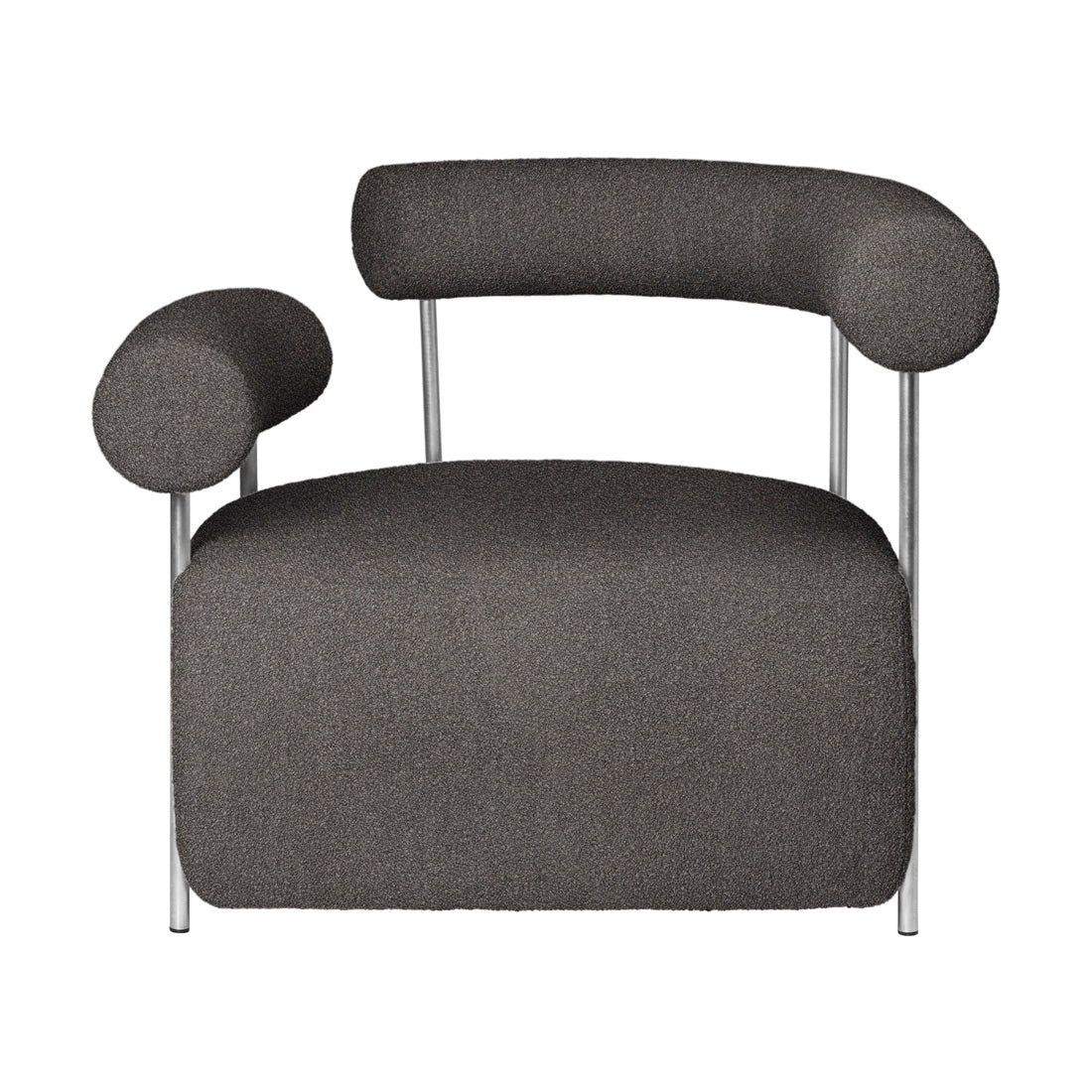 Kristina Dam Studio Solitude Lounge Chair - Dark Grey