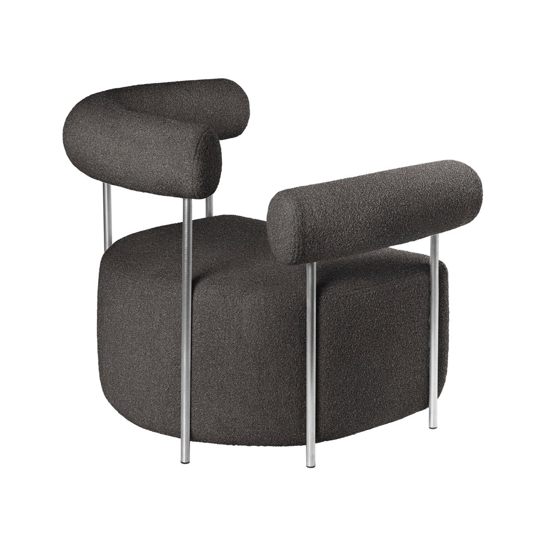 Kristina Dam Studio Solitude Lounge Chair - Dark Grey