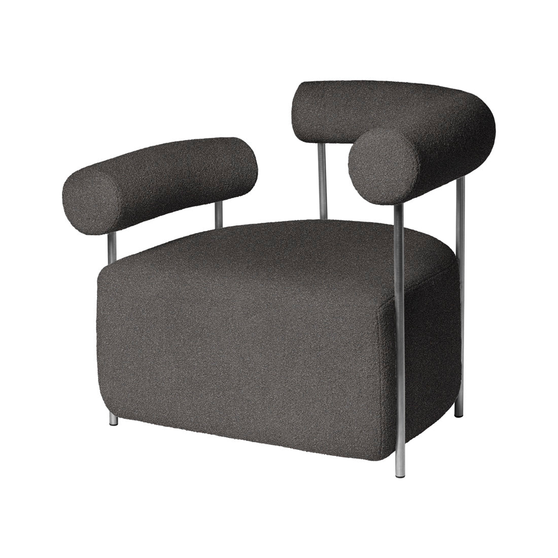 Kristina Dam Studio Solitude Lounge Chair - Dark Grey