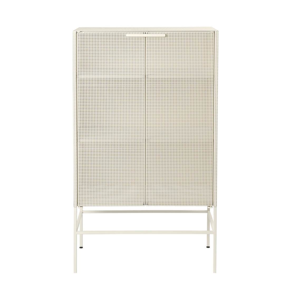 Grid Cabinet - Beige