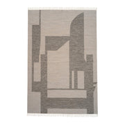 Contemporary Kelim Rug - 118 x 78" Beige