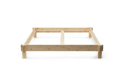 Notch Bed Frame 160 x 200 cm Pine