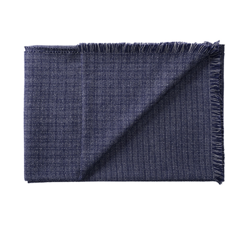 Silkeborg Uldspinderi Cumulus Throw - Blue White