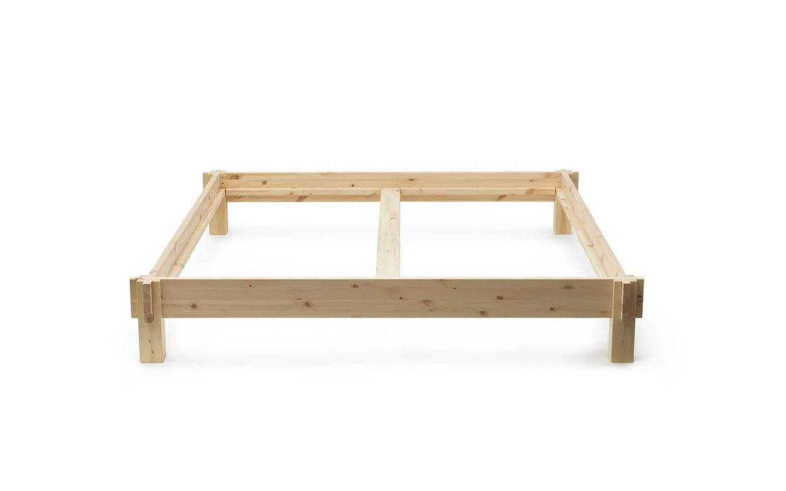 Notch Bed Frame 160 x 200 cm Pine