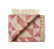 Twist a Twill Throw - Rusty Rose