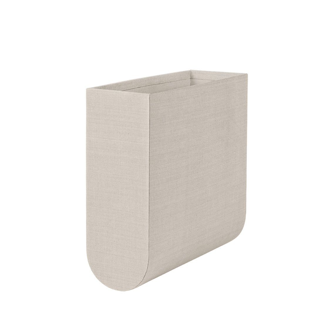 Curved Side Table Box Grey - Small