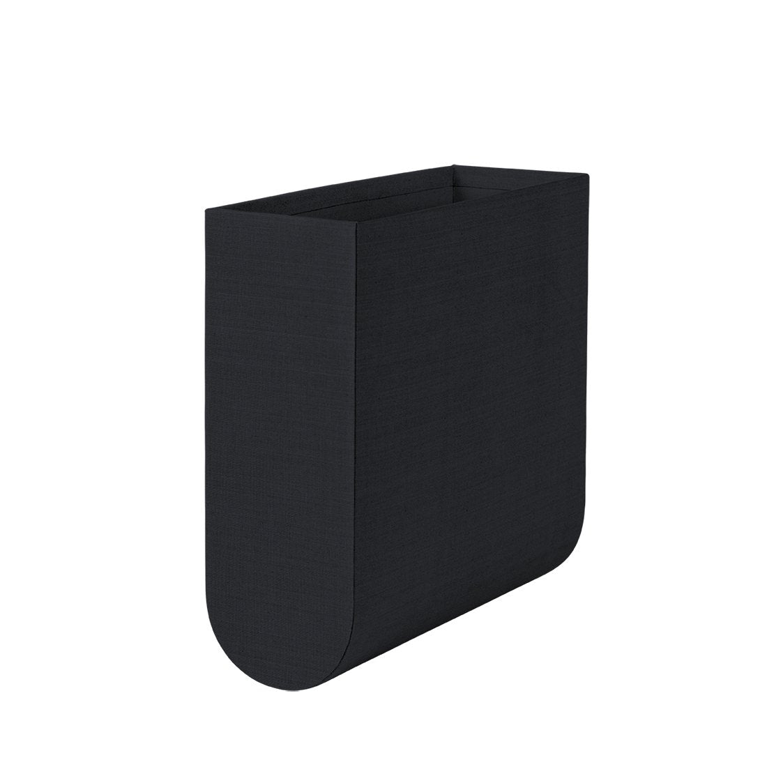 Curved Side Table Box Black - Small