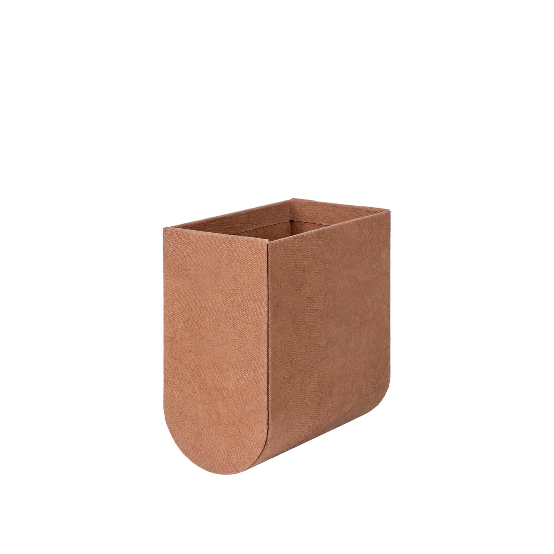Curved Wall Shelf Box Burnt Brown - XXS