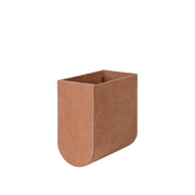Curved Wall Shelf Box Burnt Brown - XXS