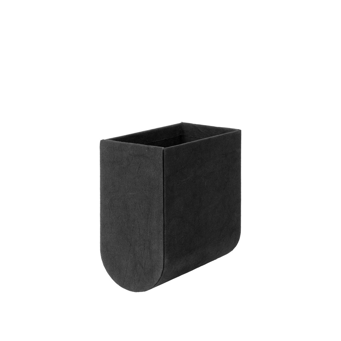 Curved Wall Shelf Box Black - XXS
