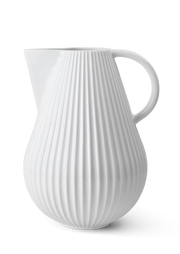 Lyngby Tura Jug Vase, White, 135.3 Oz