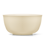 Lyngby Porcelæn Rhombe Earth Bowl, Marble, Ø: 8.7"