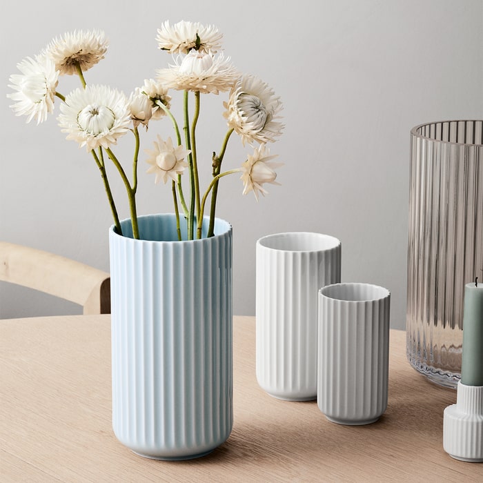 Lyngby Porcelæn Vase, White