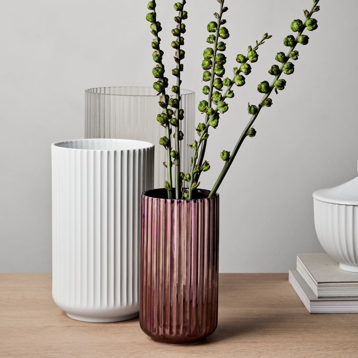 Lyngby Porcelæn Vase, White