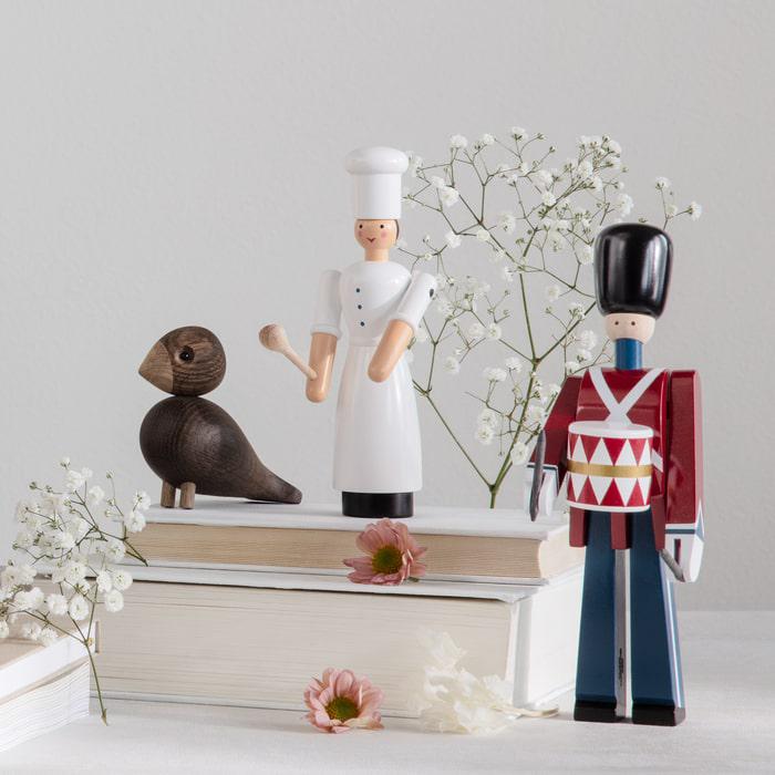 Kay Bojesen Cook Girl, White, H: 6.9"