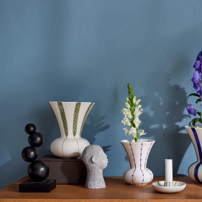 Kähler Signature Vase, H: 7.9"