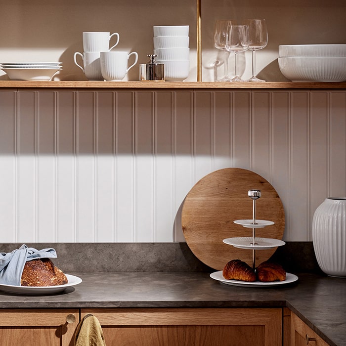 Kähler Hammershøi Etagere, White, H: 11.8"
