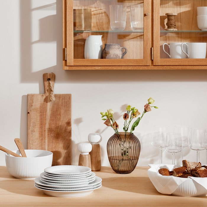 Kähler Hammershøi Vase, Walnut