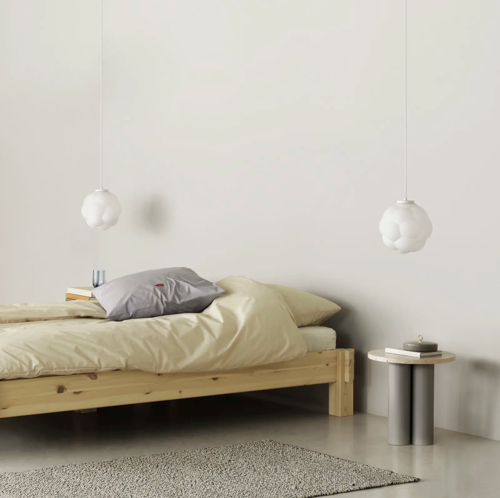 Notch Bed Frame 180 x 200 cm Pine
