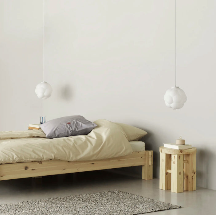 Notch Bed Frame 160 x 200 cm Pine