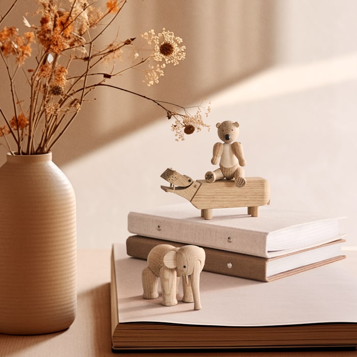 Kay Bojesen Liliput Set, Oak, 3 Pcs.