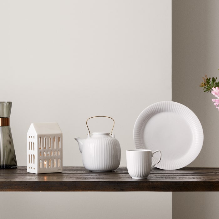 Kähler Hammershøi Teapot, White, 40.6 Oz