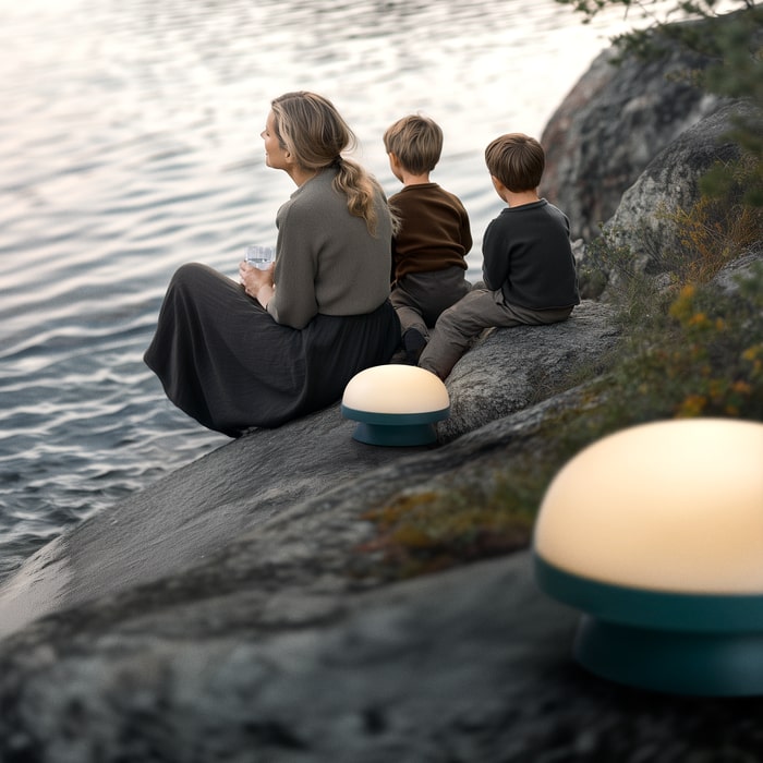 Rosendahl Soft Spot Solar Dots, Forest Green