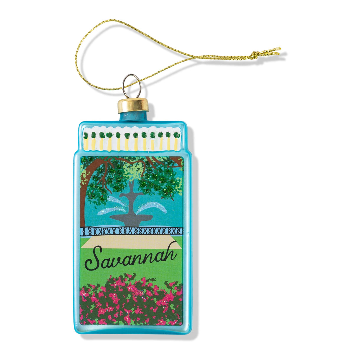 Matchbook Ornament - Savannah