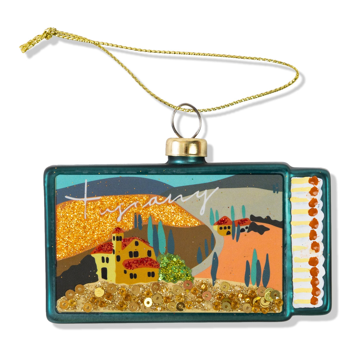 Matchbook Ornament - Tuscany