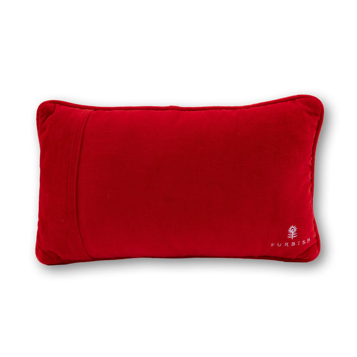 Maybe Today Satan Needlepoint Pillow