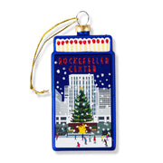 Matchbook Ornament - Rockefeller Center