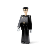 Kay Bojesen Police Officer, Black, H: 7.9"