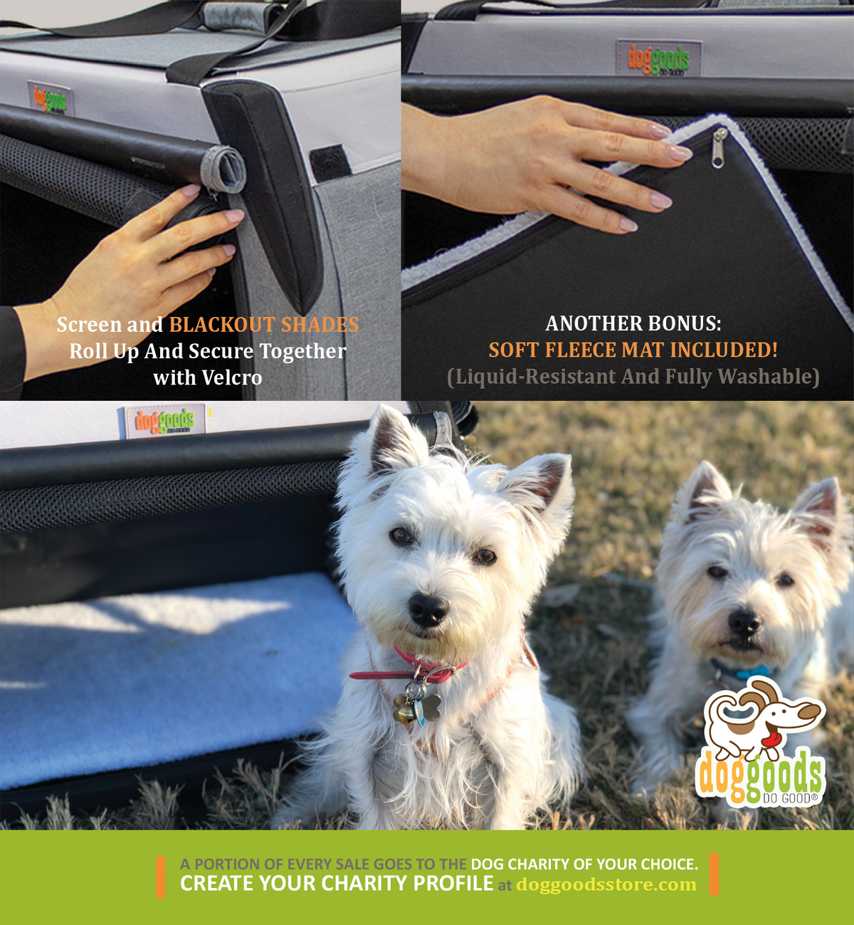 The Foldable Travel Dog Crate By DogGoods ™