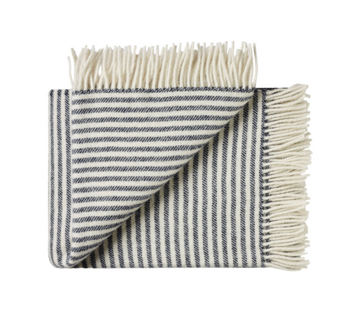 Bogø Throw - Sailor Blue