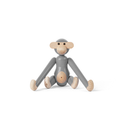 Kay Bojesen Monkey, Mini, Grey, H: 3.7"