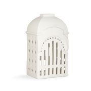 Kähler Urbania Tivoli Lighthouse Entrance, White, H: 7.3"